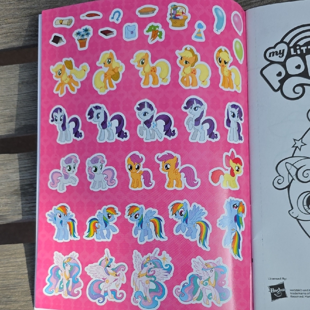 My Little Pony Sticker Scene Plus Book - Pink, Blue, Purple - Picture 4 of 7